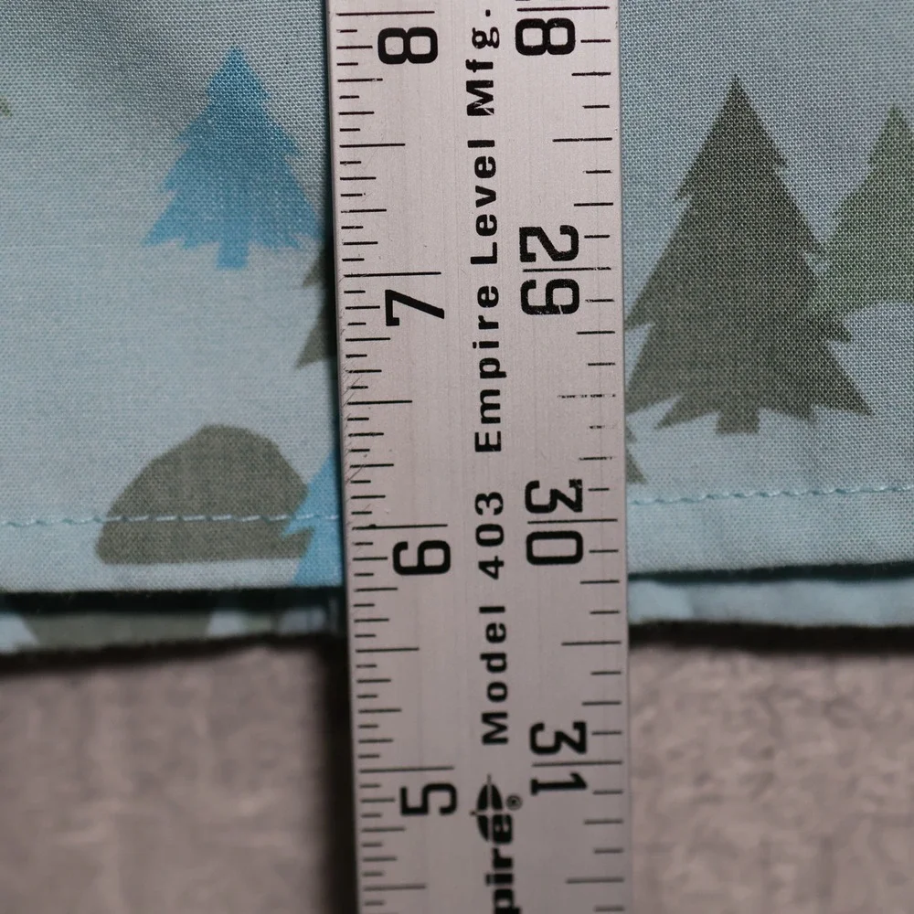 The North Face Shirt Mens Medium Blue Bay Trail Bigfoot Sasquatch Tree Pocket